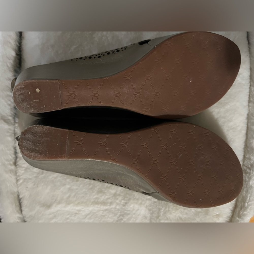 JOHNSTON & MURPHY Leather Wedges - Size 9 1/2